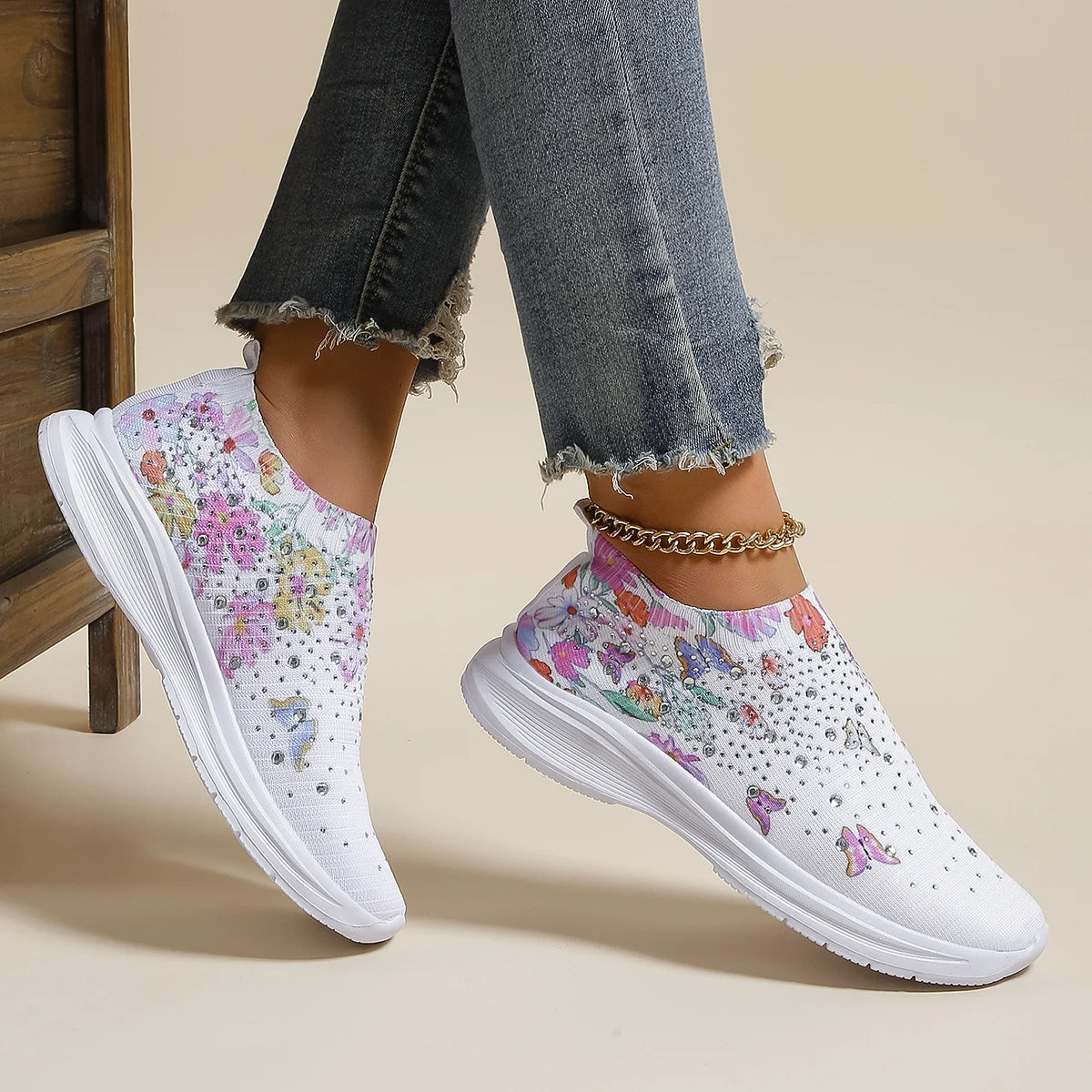 Zapatilla Floral Ergonómica CalzaModa™