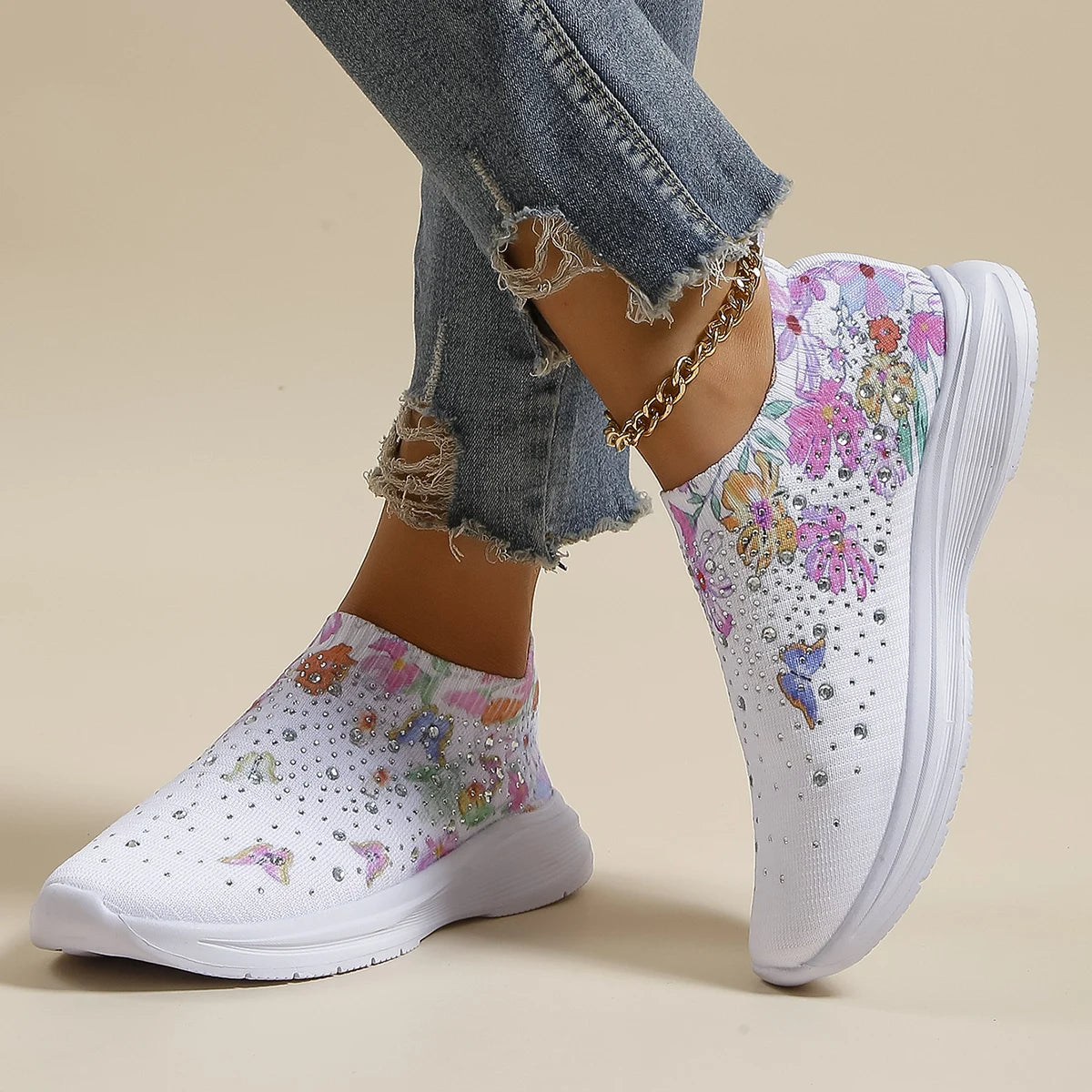 Zapatilla Floral Ergonómica CalzaModa™