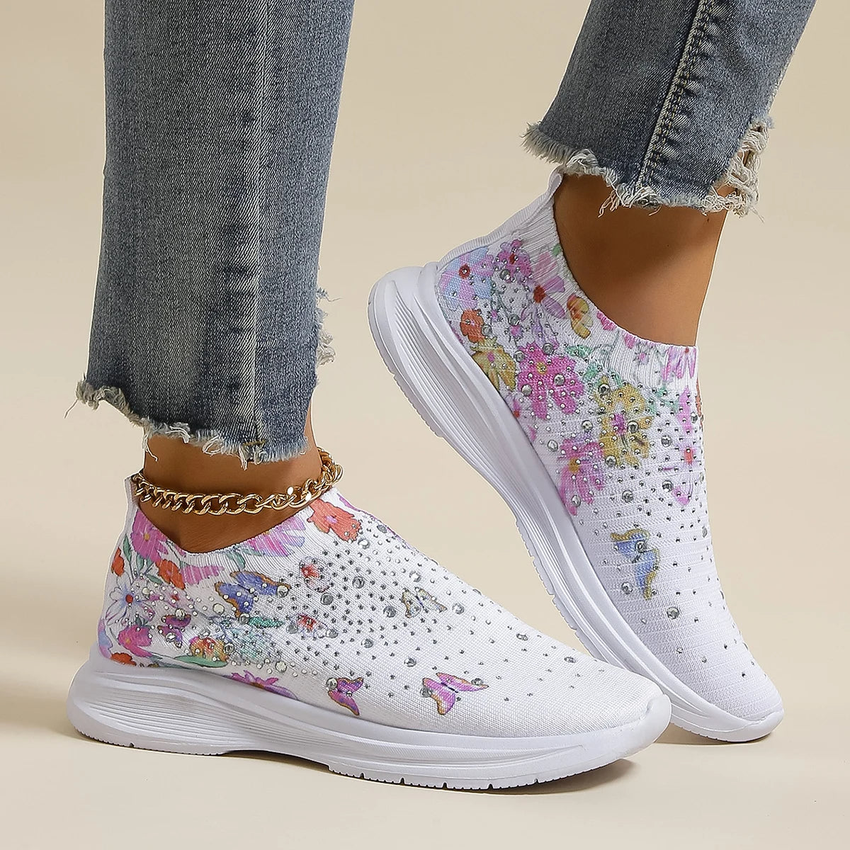 Zapatilla Floral Ergonómica CalzaModa™